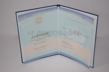 Диплом Техникума 2018г СпецБланк в Старом Осколе